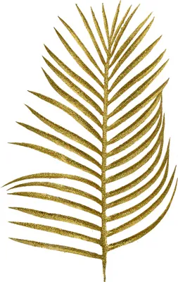 Produktbild von Clayre & Eef Kunstpflanze 21x2x51 cm Goldfarbig Kunststoff
