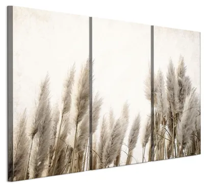 Image de LUMASOUL Tableau sur toile 3, peinture représentant un motif naturel sur toile, peinture 90 x 60 cm