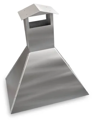Produktbild von Grillkaminhaube aus Edelstahl
