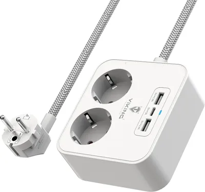 Produktbild von Síťový adaptér Viking AC23, rozbočovač, 5 výstupů