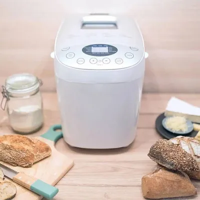 Produktbild von Livoo DOP205W, 1,6 kg, Startzeitvorwahl, Sichtfenster, Timer, Variable einstellbare Krustenbräunung, Warmhaltefunktion