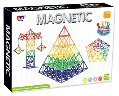Productafbeelding van Witka - Magnetische staven, 200 stuks (58 mm)