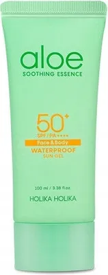 Obrázek produktu pro Holika Holika Aloe hydratační emulze Soothing Essence SPF50+ Face & Body Waterproof Sun Gel 100 ml