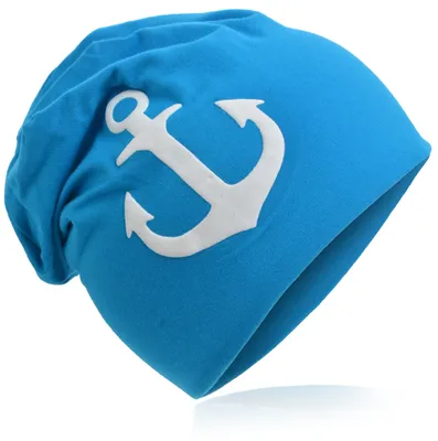 Produktbild von Kinder Beanie Gross Anker Lichtblau S
