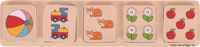 Produktbild von Bigjigs Toys Insert Zählpuzzle