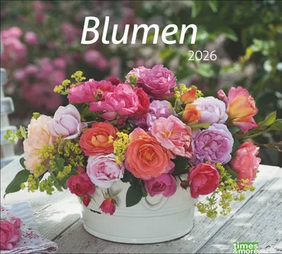 Produktbild von times&more Blumen Bildkalender 2026