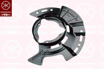 Image de KLOKKERHOLM Tôle de protection de disque de frein pour HYUNDAI i30 berline (PDE, PD, PDEN) Avant gauche 3262377 Tôle d'ancrage