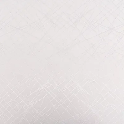 Produktbild von Vorhangstoff Meterware Dekostoff Jacquard Bosco blickdickt Grafik Linien wollweiß 154cm