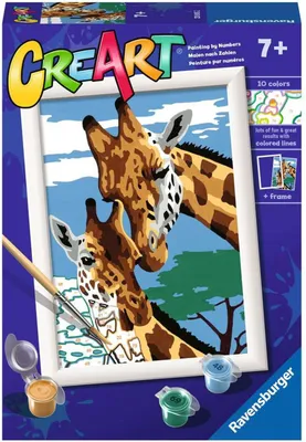 Produktbild von Ravensburger CreArt Cute Giraffes
