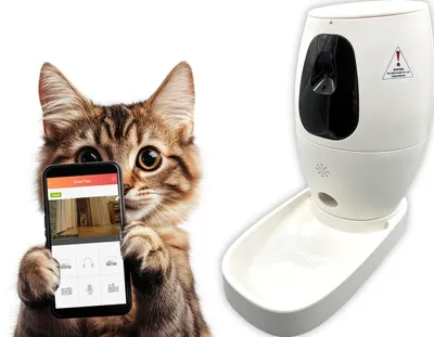 Produktbild von Berger + Schröter | Smart Pet Feeder für Hund & Katze, smarte Futterstation für Haustiere