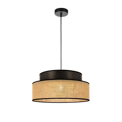 Produktbild von FKL DESIGN Home Deco Hängelampe Grau Braun Beleuchtung Hängeleuchte aus Serie BE110-H-GB (Grau, Braun)
