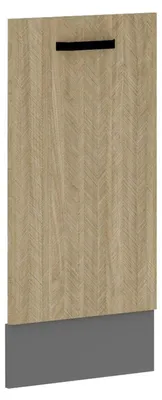 Zdjęcie produktu dla Panel przedni do zmywarki do zabudowy całkowitej 45 cm, seria SCANDI, wzór "rybie łuski"