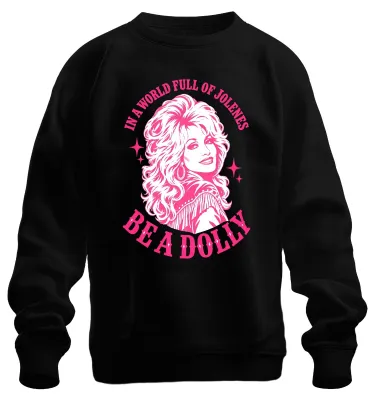 Obrázek produktu pro Mikina s kapucí "Dolly Country Musik Cowgirl", černá, velikost 3XL