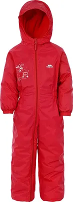Produktbild von Trespass Unisex Kinder Wasserdichter Regenanzug Mit Kapuze Gr. 6- 12 Monate Rot