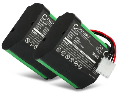 Image de CELLONIC 2x Batterie pour Aspirateur Compatible avec Vorwerk Kobold VR100, Kobold VX100, 46439 - (4500mAh, 7.4V)