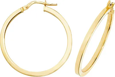 Image de Boucles d'Oreilles Femme Or 375/1000 - 25mm; TRS38433MM25