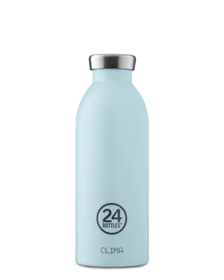 Produktbild von 24Bottles Clima, 500 ml, Tägliche Nutzung, Fitness, Wandern, Blau, Edelstahl, Erwachsener, Edelstahl
