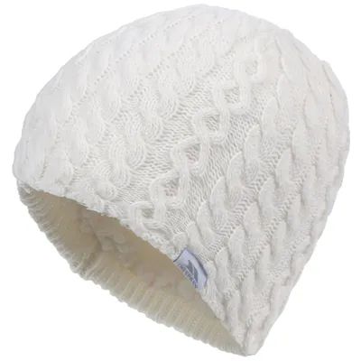 Image de Trespass Bonnet Kendra / Bonnet Tricoté TP685 pour Femme (Taille unique) (Blanc)