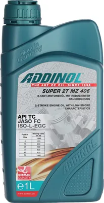 Produktbild von ADDINOL MZ406 - Super 2-Takt Motorenöl (Mischöl) low smoke - 1 Liter