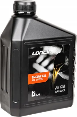 Obrázek produktu pro MOTOROVÝ OLEJ LONCIN 10W-30 1.4L PRO SEKAČKY NA ZEMĚDĚLSKÉ PŮDY NAC,OLEO-MAC,STIHL,B&S Briggs & Stratton,HONDA,SUBARU atd. pro 4-taktní motory LO50002