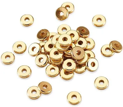 Imagen del producto de Cuentas separadoras de 6 mm para la creación de joyería