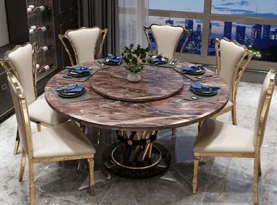 Immagine prodotto di Cucina in stile marmo Tavoli da pranzo moderni Sala da pranzo Mobili Design