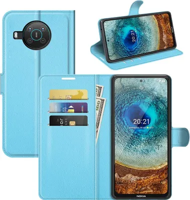 Produktbild von Nokia X10 / X20 Hülle - Coverup Klapphülle - Hellblau