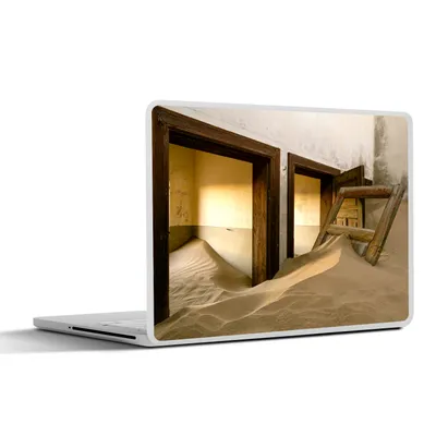 Produktbild von MuchoWow® Laptop Aufkleber Sticker Cover Sand - Architektur - Wüste - Tür 30x22 cm - Laptop-Sticker