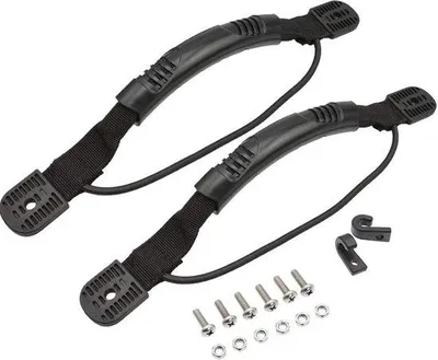 Image de Kit de poignées de transport pour kayak - Lot de 2 - Noir - Poignées de fixation pour bateau