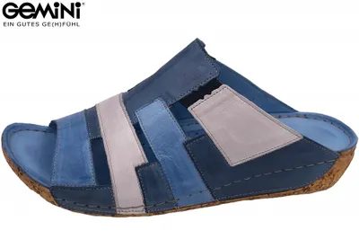 Produktbild von Gemini Damen Pantolette blau Größe 36