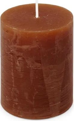 Produktbild von Spaas rustikale Stumpenkerze in Bordeaux, 70 mm Durchmesser, 95 mm Höhe