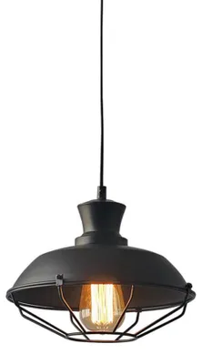 Immagine prodotto di Lampada a sospensione vintage ACA KS1463P1BK