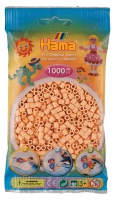 Image de Sachet de 1000 perles à repasser hama midi pêche - loisirs créatifs - 207-78