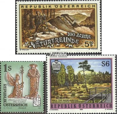Produktbild von Briefmarken Österreich 1995 Mi 2154,2155,2156 (kompl.Ausgaben) postfrisch Sondermarken