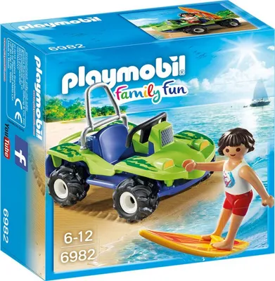 Produktbild von PLAYMOBIL 6982 - Surfer mit Strandbuggy