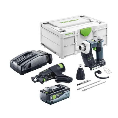 Produktbild von Festool DURADRIVE DWC 18-4500 Basic Akku Bauschrauber 18 V 14 Nm Brushless + 1x Akku 8,0 Ah + Schnellladegerät + Systainer