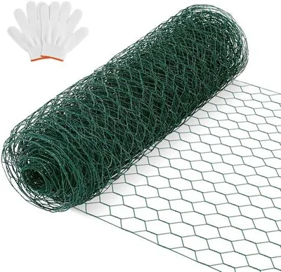 Obrázok produktu pre Drôtna sieť 1x35 m - Vertikálne, trojvrstvové pletivo pre oplotenie a ochranu, zelená farba