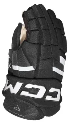 Obrázek produktu pro Hokejové rukavice CCM TACKS XR80, dětská velikost, barva: černá/grafitová šedá, velikost: 11