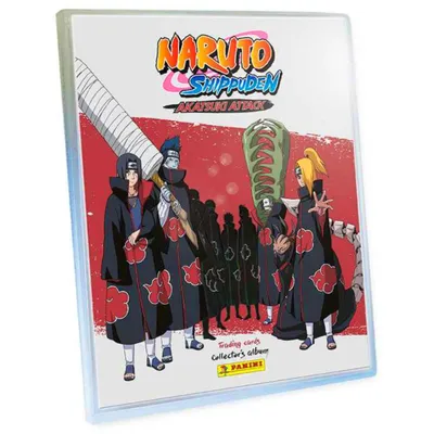 Produktbild von Naruto Shippuden Karten - Akatsuki Attack Trading Cards (2024) - Sammelkarten - 1 Sammelmappe