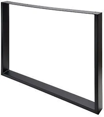 Produktbild von Hettich Tischgestell U 90 x 71 cm Stahl schwarz - 1 Stück