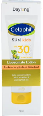Produktbild von Cetaphil Daylong Sun Kids liposomale Lotion SPF30, 200 ml Lotion