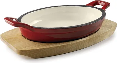 Produktbild von LACOR Magma Red Ovale Kasserole Rot antik