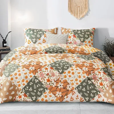 Produktbild von Bettwäsche-Set in Kingsize, mit reversibler Bettdecke und Kissenbezügen