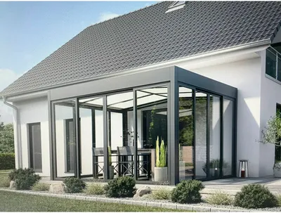 Produktbild von Wintergarten RAL 7016 anthrazitgrau 504 x 303,3 cm