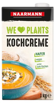 Image de Crème de cuisine Naarmann avoine végétalienne à base d'avoine l'alternative 1000g