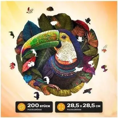 Image de EscapeWelt Casse-tête en bois Tukan 200 pièces