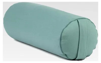 Produktbild von Yoga Bolster | ECO Serie | Yogarolle mit Kapok-Füllung | Waschbarer Bezug aus 100% Baumwolle | Yogakissen für Restoratives Yoga | Größe 65 x 22 cm
