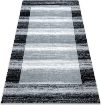 Zdjęcie produktu dla Dywan ARGENT - W9557 Ramka, vintage, linie szary 240x330 cm