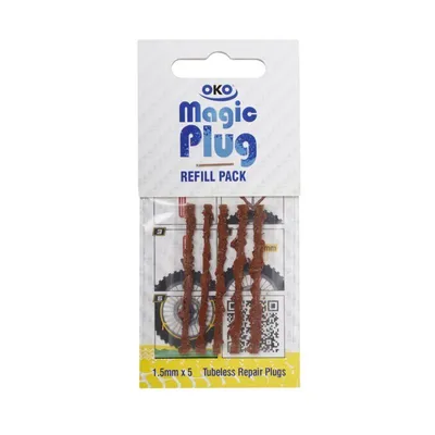 Obrázek produktu pro OKO Magic Plug Frankfurters 1,5 mm sada 5 knotů pro opravu defektu u bezdušových plášťů MP03OK