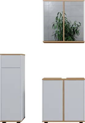 Obrázek produktu pro Sada koupelnového nábytku Vicco Didi Bílá/Řemeslný dub 3dílná, Model 49393